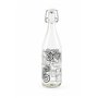 Excelsa Magic Black Bouteille d'eau 1 litre en verre avec joint