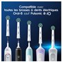 Oral-B Pro Cross Action Brossettes pour Brosse à dents électriques, Pack De 16 Unités, Convient À Une Boîte Aux Lettres