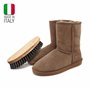 Nettoyage et Soin des Chaussures. Brosse à Chaussures + Brosse avec Laiton + Brosse à suède brosser avec du Caoutchouc pour Nubu