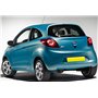 ilTappetoAuto by Fabbri 3 - SPRINT01300 Tapis de voiture en moquette noire antidérapante sur mesure compatible avec Ford Ka II 2