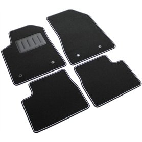 ilTappetoAuto by Fabbri 3 - SPRINT00106 - Tapis de Voiture sur Mesure en Moquette Antidérapante Noire Compatible avec Alfa Romeo