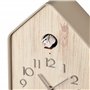 Guzzini - QQ-UP Horloge Murale avec Pendule - Gris Tourterelle, 18,8x9,8xh37 cm - 168605158