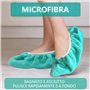 Lot de 4 chaussons vadrouille pour le sol, housses de copa réutilisables pour nettoyer, tissu de sol en microfibre hautement abs