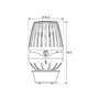 tête thermostatique - a soufflet - clip-clap - giacomini r460x001