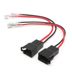 ENJOY-UNIQUE Lot de 2 adaptateurs de haut-parleur de voiture - Connecteur de câblage de rechange pour haut-parleur avant central