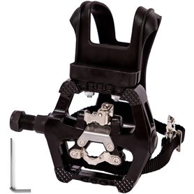 COZYROOMY Pedal SPD vélo Pédales avec Ceinture et Cage