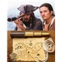 Laupha Télescope Pirate Rétro Monoculaire Zoomable 25x30 Vintage Longue Vue Enfant Lentille BAK-4 Imperméable Mini Télescope ave