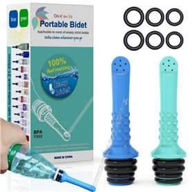 Lot de 2 bidets portables pour toilettes ou voyage. Tuyau de douche universel pour voyage