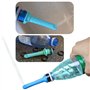 Lot de 2 bidets portables pour toilettes ou voyage. Tuyau de douche universel pour voyage, compatible avec chaque bouteille. Dis