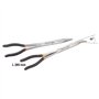 Beta 1009L/DP-S2 - Jeu de 2 pinces extra-longues à becs demi-ronds striés avec double articulation