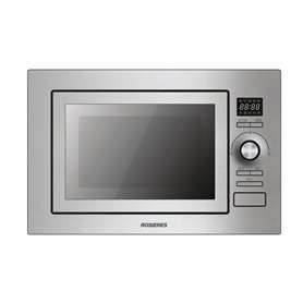 Micro ondes Grill Encastrable Rosieres RMG28/1IN - Micro-Ondes + Grill Intégrable Inox - 28 litres - 900 W