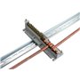 Arnocanali TP309 Bornier de terre pour connexions équitables avec couvercle avec barre en laiton 9 trous