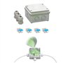 Arnocanali GL-BOX100 Kit Caoutchouc bi-composant IP68 Isolant et scellant avec boîte de dérivation 100 x 100 mm et Presse Sortie
