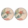 THUN Sea Life by Rose & Tulipani Rose & Tulipani Lot de 2 assiettes à salade en mélamine 100
