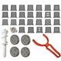 Sirge PASTAMAG30 Machine à pâtes 300 W - 30 Trafile - jusqu'à 900 g de pâte - Extrusion verticale et horizontale - Accessoires i
