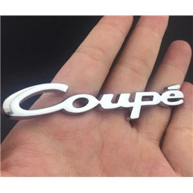Emblème autocollant pour voiture Coupe XCBW Argenté