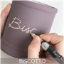 Fleur Paint Marker noir mat de sont des marqueurs à base d'eau effet craie parfaits pour personnaliser n'importe quel objet déco
