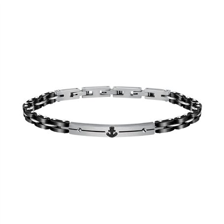 Bracelet Homme Sector SAFR13 Argent Noir