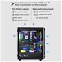 BBNB Boitier ATX Étui De Jeu, Étui De Jeu PC Au Milieu De La Tour ATX/M-ATX/ITX - Porceau De 3,0 USB 3.0 USB À l'avant - Panneau