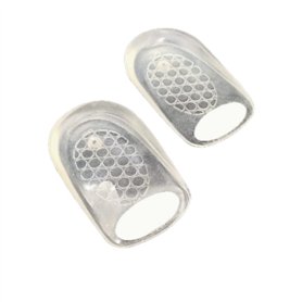 TEKLiNe Semelles Talon Gel Silicone Assise Plantaire Talonnettes Forme Anatomique Confort Pied