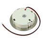 Mini projecteur à LED encastré 12V 24V 3W, tactile marche/arrêt et gradateur directement à partir du projecteur lui-même (Nickel