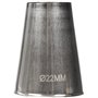 Silikomart 43.319.99.0000 BT222 Douille pour Poche à Douille Inox, Argent