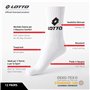 12 Paires Chaussettes de tennis homme/femmes en coton doux et respirant