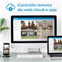 ISIWI Orb Caméra IP WiFi Interne Surveillance Domestique,HD 1080P, Vue panoramique, détection de mouvements et Sons anormaux, Au