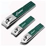 Kit de 3 Coupe Ongles Professionnel en Acier Inoxydable Taille Ongle Pied et Doigt - Pince Coupe Ongle pour Homme et Femme Outil