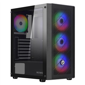 Nuwo Rodan R603 Noir Boîtier PC Gaming Mid Tower ATX