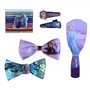 Accessoires pour cheveux Frozen II Disney 16 pièces élastiques brosse pinces pinces avec nœud en boîte
