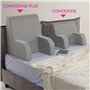 Coussin de Lecture, orthopédique ou Fauteuil sanitaire, avec Tissu déhoussable et Lavable. Fauteuil de lit pour Personnes âgées 