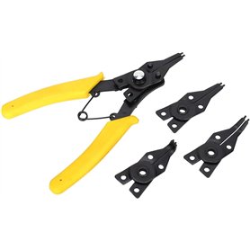 Kit Pince de Serrage Seeger pour Anneaux Élastiques Intérieurs et Extérieurs