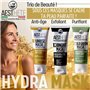 250ml Masque Argile Visage Femme et Homme Anti-Rides Avec Retinol Like, Vitamine C et Argile Dorée, Hydratant et Purifiant, Pour