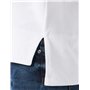 Love Moschino Sweat-Shirt à Manches Courtes Comfort Fit Maillot de survêtement, Blanc/Bleu/Rouge, 46 Femme
