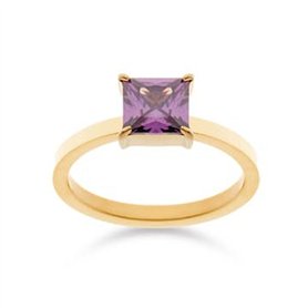Bague Femme LIU JO LJ2436M18 18 Doré Violet