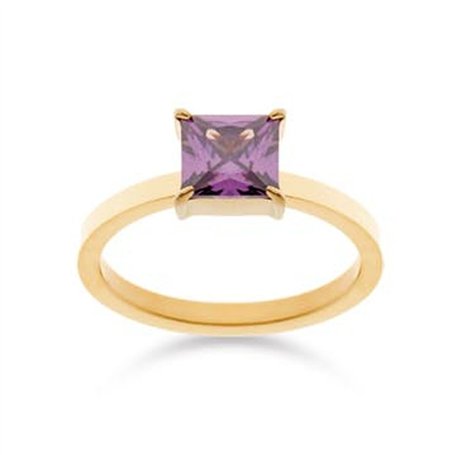 Bague Femme LIU JO LJ2436M18 18 Doré Violet