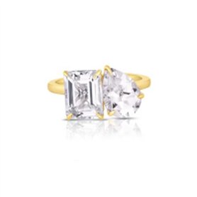Bague Femme LIU JO LJ2550M14 14 Doré Blanc