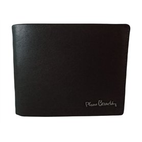 Pierre Cardin Portefeuille homme en cuir noir