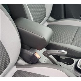 Wood Company Accoudoir Compatible avec Citroen C3 Aircross RESTYLING 2021 en Simili Cuir Noir - Uniquement pour Version Tunnel s