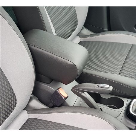 Wood Company Accoudoir Compatible avec Citroen C3 Aircross RESTYLING 2021 en Simili Cuir Noir - Uniquement pour Version Tunnel s