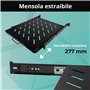 Mach Power Étagère Amovible pour armoires en Rack 19" - Profondeur, Noir - Robuste, Polyvalent et Gain de Place - Idéal pour Les