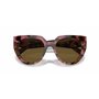 Prada 0pr 14ws Lunettes de Soleil Femme, Multicolore, Taille Unique