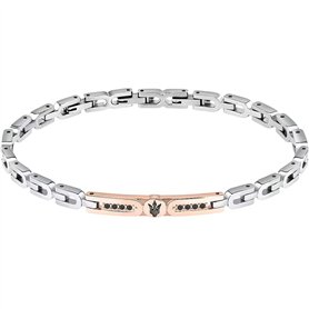 Bracelet Homme Maserati ICONIC Acier inoxydable Argenté