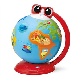 Chicco Edu Globe terrestre éducatif parlant allemand pour apprendre la géographie