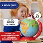 Chicco Edu Globe terrestre éducatif parlant allemand pour apprendre la géographie, la musique, les connaissances, la flore, la f