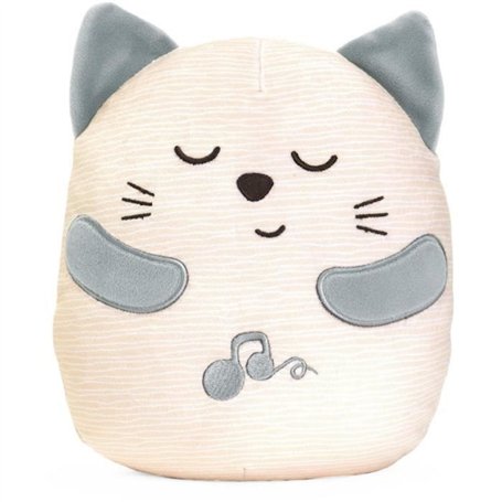 Peluche chaton - CHICCO - Gris - Des la naissance