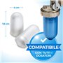 recharge universelle de 10 pastilles de poudre concentrée pour filtration d'eau