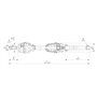 Open Parts DRS6003.00 Arbre de transmission