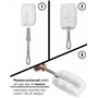 IPEA 10x Plumeau Poussière - 10 Recharges Universels Compatibles - Plumeaux en Microfibre pour Éliminer la Poussière de la Maiso